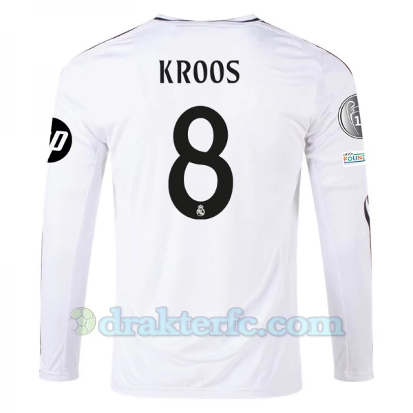Real Madrid Toni Kroos #8 Fotballdrakter 2024-25 HP Hjemmedrakt Mann Langermet