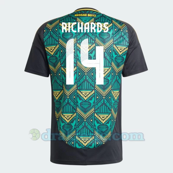 Richards #14 Jamaica Fotballdrakter Copa America 2024 Bortedrakt Mann