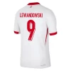 Robert Lewandowski #9 Polen Fotballdrakter EM 2024 Hjemmedrakt Mann