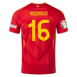 Rodrigo #16 Spania Fotballdrakter EM 2024 Hjemmedrakt Mann