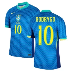 Rodrygo #10 Brasil Fotballdrakter Copa America 2024 Bortedrakt Mann