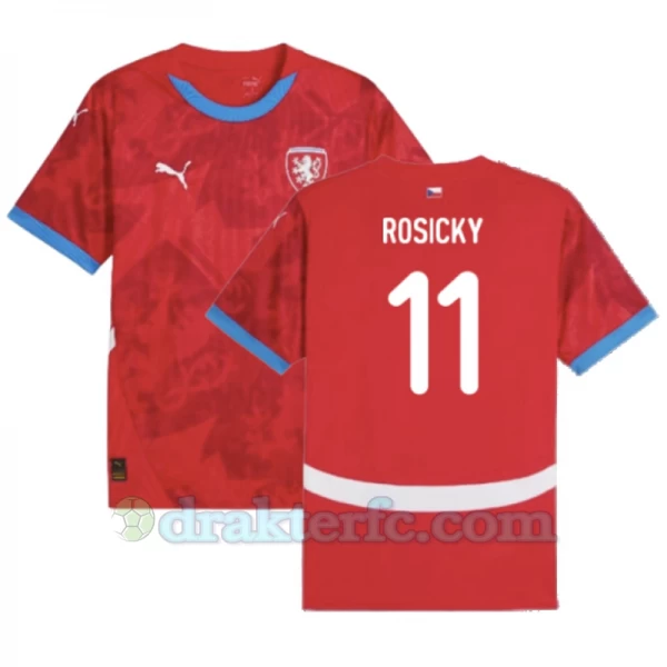 Rosicky #11 Tsjekkia Fotballdrakter EM 2024 Hjemmedrakt Mann