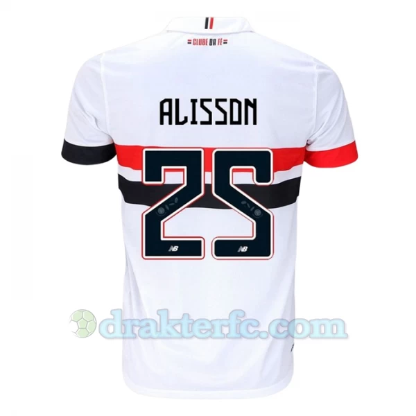 São Paulo FC Alisson #25 Fotballdrakter 2024-25 Hjemmedrakt Mann