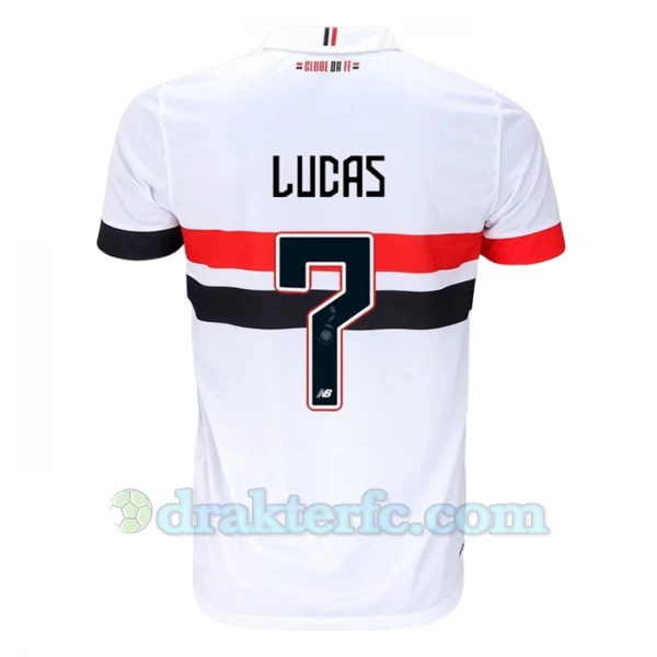 São Paulo FC Lucas Moura #7 Fotballdrakter 2024-25 Hjemmedrakt Mann