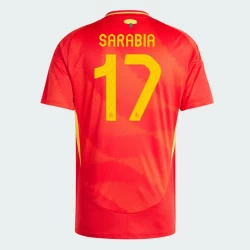 Sarabia #17 Spania Fotballdrakter EM 2024 Hjemmedrakt Mann