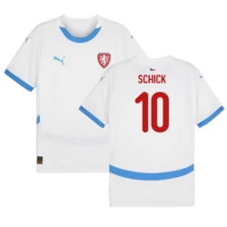 Schick #10 Tsjekkia Fotballdrakter EM 2024 Bortedrakt Mann
