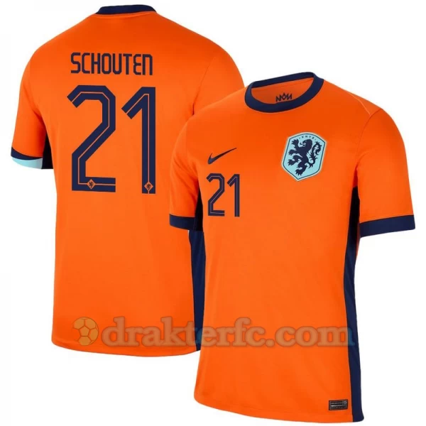 Schouten #21 Nederland Fotballdrakter EM 2024 Hjemmedrakt Mann