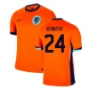 Schouten #24 Nederland Fotballdrakter EM 2024 Hjemmedrakt Mann