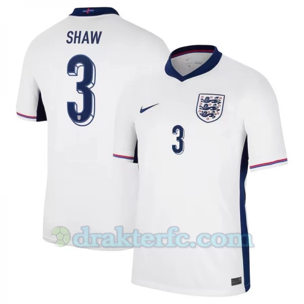Shaw #3 England Fotballdrakter EM 2024 Hjemmedrakt Mann