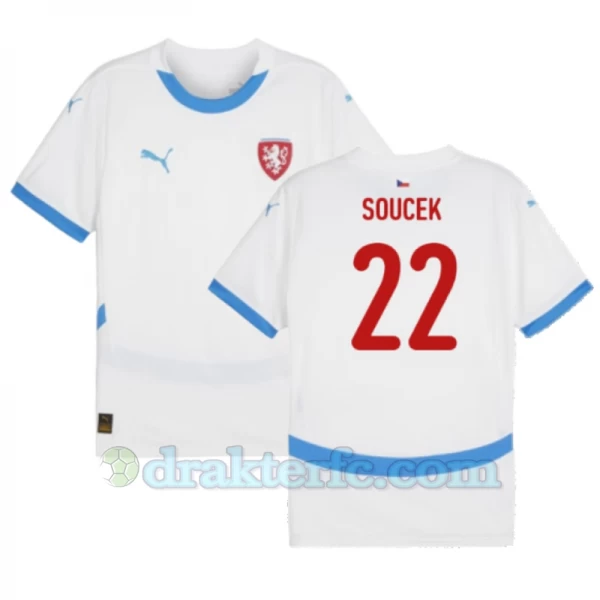 Soucek #22 Tsjekkia Fotballdrakter EM 2024 Bortedrakt Mann