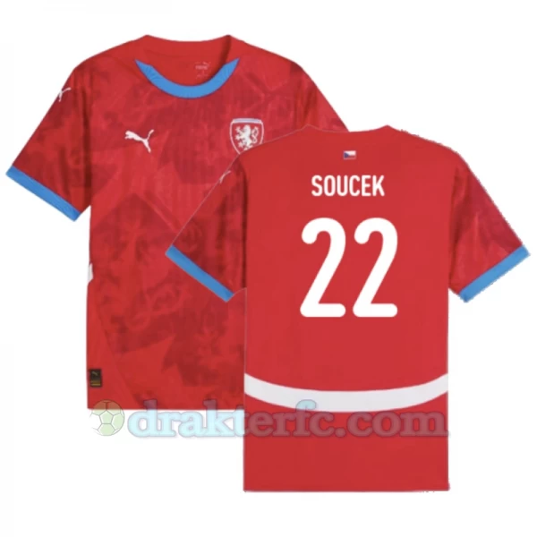Soucek #22 Tsjekkia Fotballdrakter EM 2024 Hjemmedrakt Mann