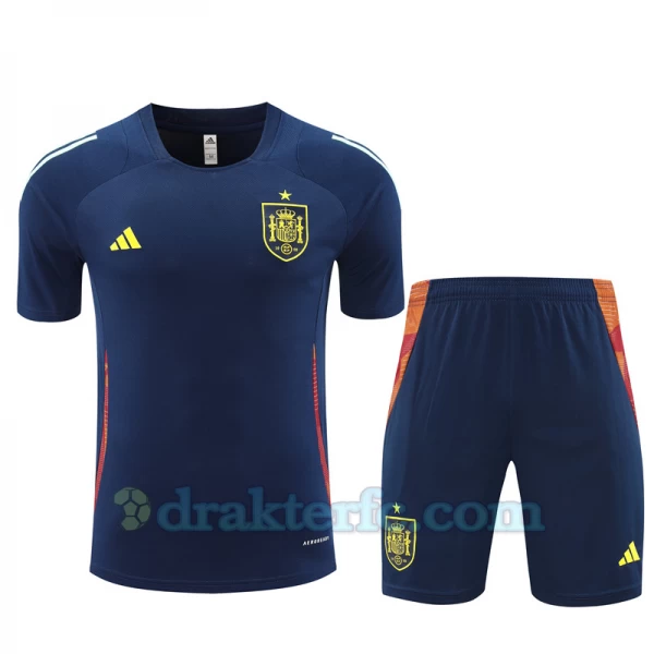 Spania Trenings T-skjorte Sett 2024-25 Blå