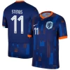 Stengs #11 Nederland Fotballdrakter EM 2024 Bortedrakt Mann
