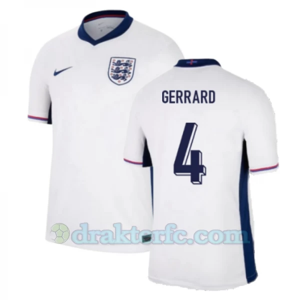Steven Gerrard #4 England Fotballdrakter EM 2024 Hjemmedrakt Mann