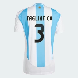 Tagliafico #3 Argentina Fotballdrakter Copa America 2024 Hjemmedrakt Mann