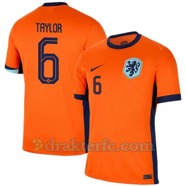 Taylor #6 Nederland Fotballdrakter EM 2024 Hjemmedrakt Mann