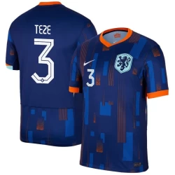 Teze #3 Nederland Fotballdrakter EM 2024 Bortedrakt Mann