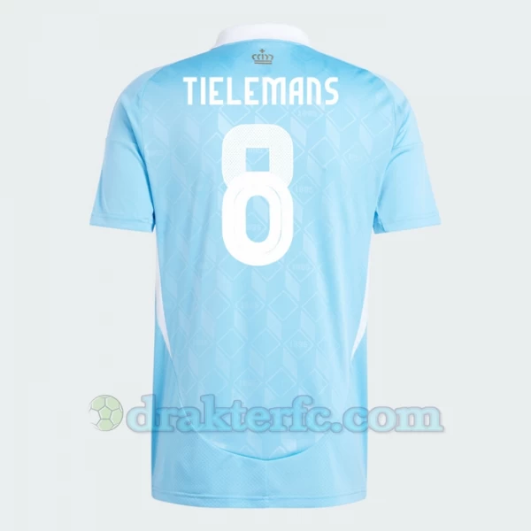 Tielemans #8 Belgia Fotballdrakter EM 2024 Bortedrakt Mann