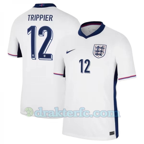 Trippier #12 England Fotballdrakter EM 2024 Hjemmedrakt Mann