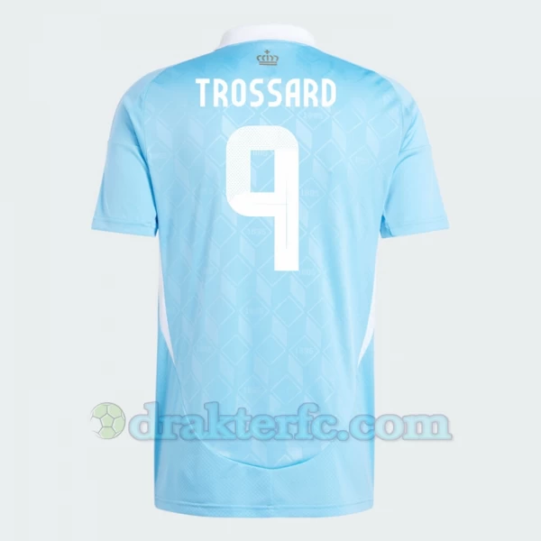 Trossard #9 Belgia Fotballdrakter EM 2024 Bortedrakt Mann