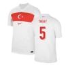 Tugay #5 Tyrkia Fotballdrakter EM 2024 Hjemmedrakt Mann