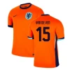 Van De Ven #15 Nederland Fotballdrakter EM 2024 Hjemmedrakt Mann