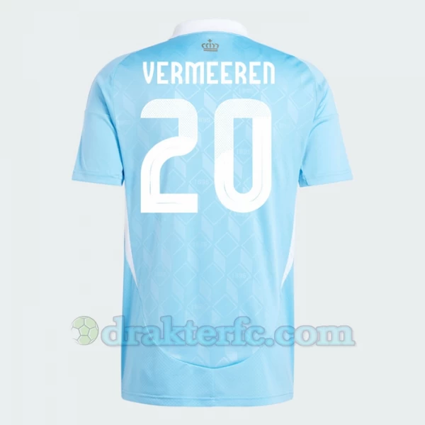 Vermeeren #20 Belgia Fotballdrakter EM 2024 Bortedrakt Mann