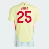 Vivian #25 Spania Fotballdrakter EM 2024 Bortedrakt Mann