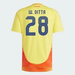 W. Ditta #28 Colombia Fotballdrakter Copa America 2024 Hjemmedrakt Mann