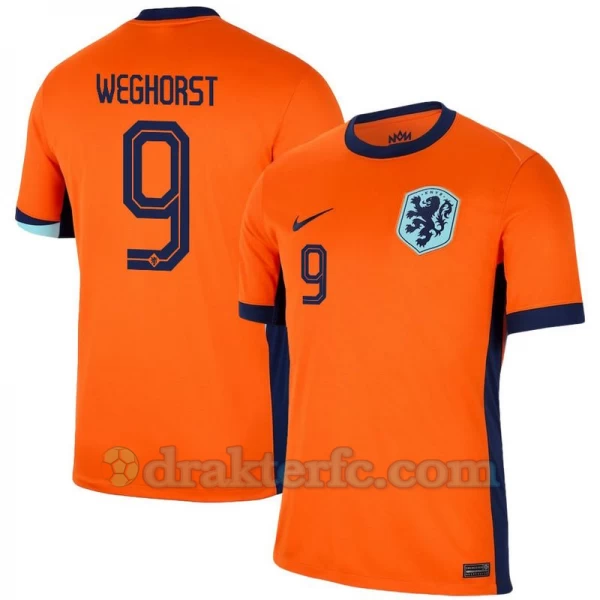 Weghorst #9 Nederland Fotballdrakter EM 2024 Hjemmedrakt Mann