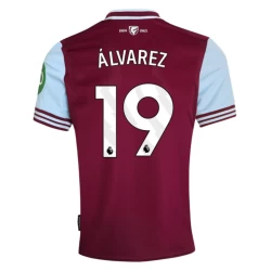 West Ham United Alvarez #19 Fotballdrakter 2024-25 Hjemmedrakt Mann