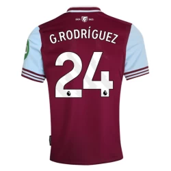 West Ham United G. Rodriguez #24 Fotballdrakter 2024-25 Hjemmedrakt Mann