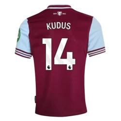 West Ham United Kudus #14 Fotballdrakter 2024-25 Hjemmedrakt Mann