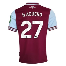 West Ham United N. Aguerd #27 Fotballdrakter 2024-25 Hjemmedrakt Mann