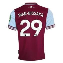 West Ham United Wan-bissaka #29 Fotballdrakter 2024-25 Hjemmedrakt Mann