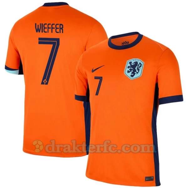 Wieffer #7 Nederland Fotballdrakter EM 2024 Hjemmedrakt Mann