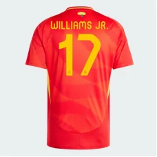 Williams Jr. #17 Spania Fotballdrakter EM 2024 Hjemmedrakt Mann