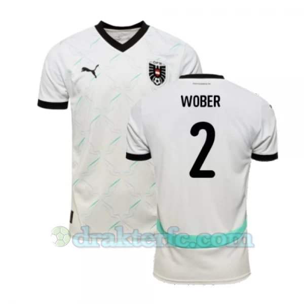 Wober #2 Østerrike Fotballdrakter EM 2024 Bortedrakt Mann