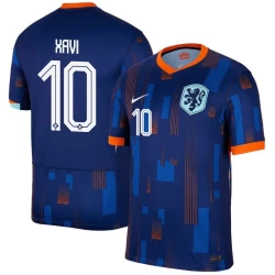 Xavi #10 Nederland Fotballdrakter EM 2024 Bortedrakt Mann
