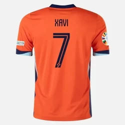 Xavi #7 Nederland Fotballdrakter EM 2024 Hjemmedrakt Mann