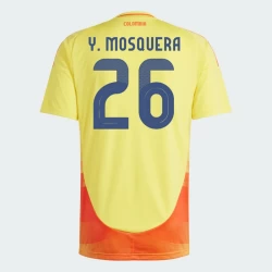 Y. Mosquera #26 Colombia Fotballdrakter Copa America 2024 Hjemmedrakt Mann